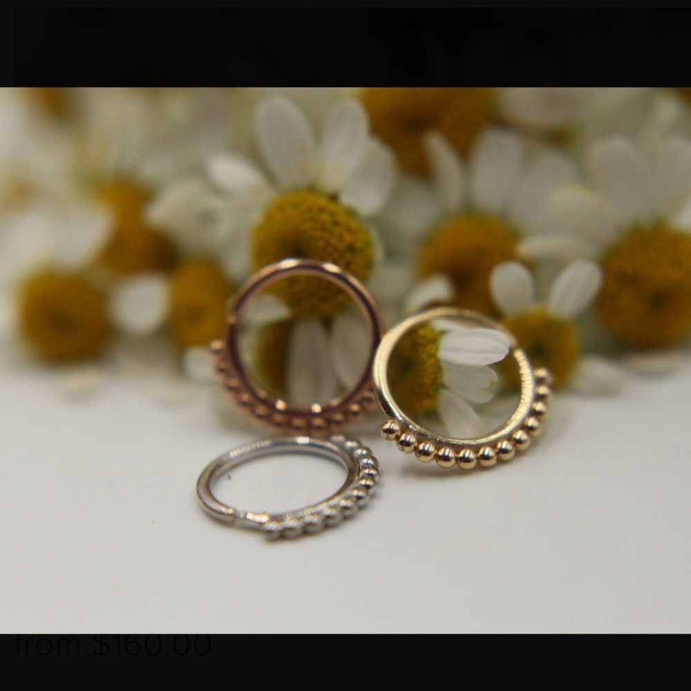 Body Gems Baller Seamless Ring 14k